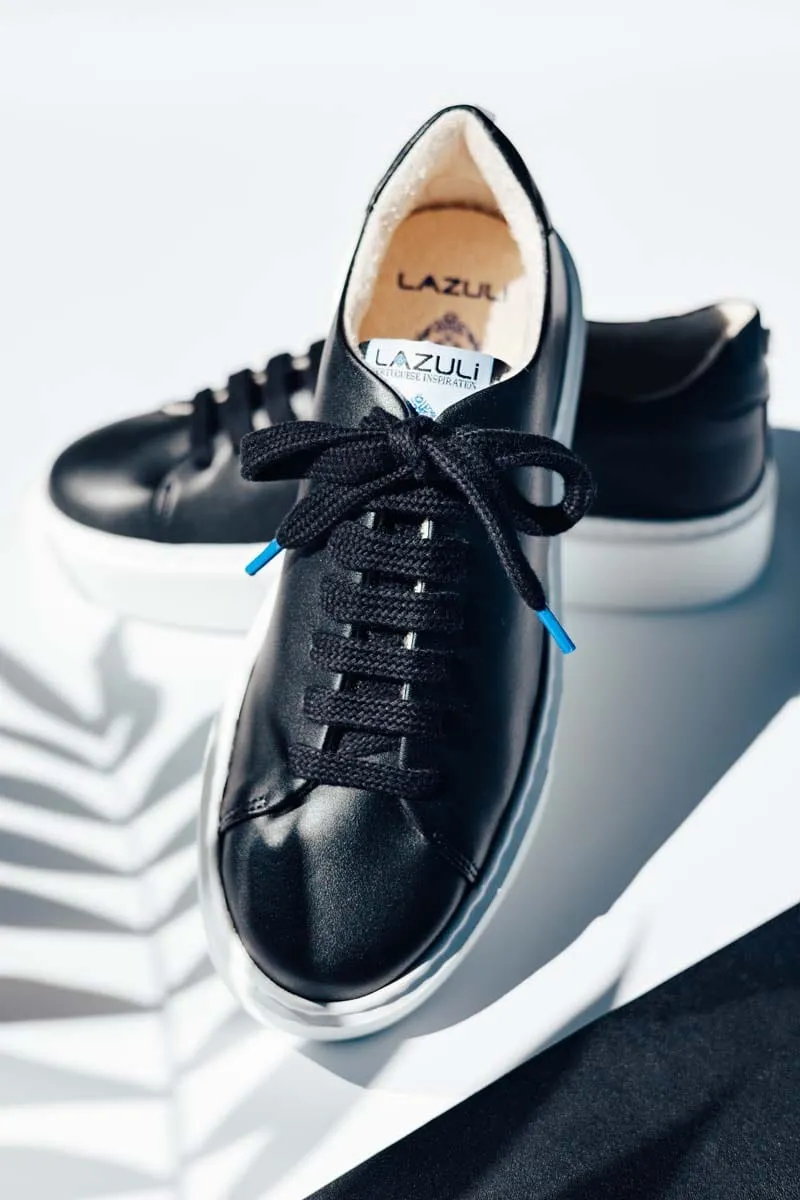 My Tennis Wastea Vegan Tea Leather | Black