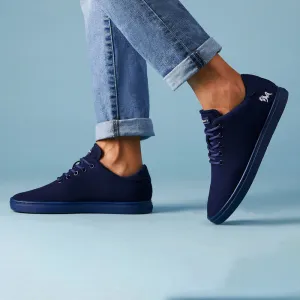 Neeman's Cotton Classic Sneakers | Midnight Blue | Shoes for Men & Women