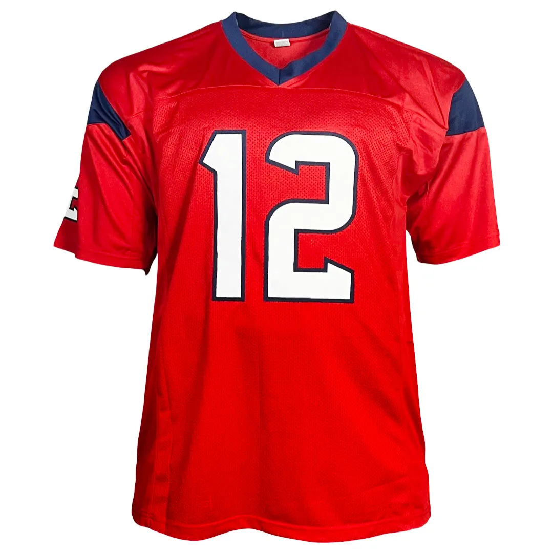 Nico Collins Signed Houston Red Football Jersey (Beckett)