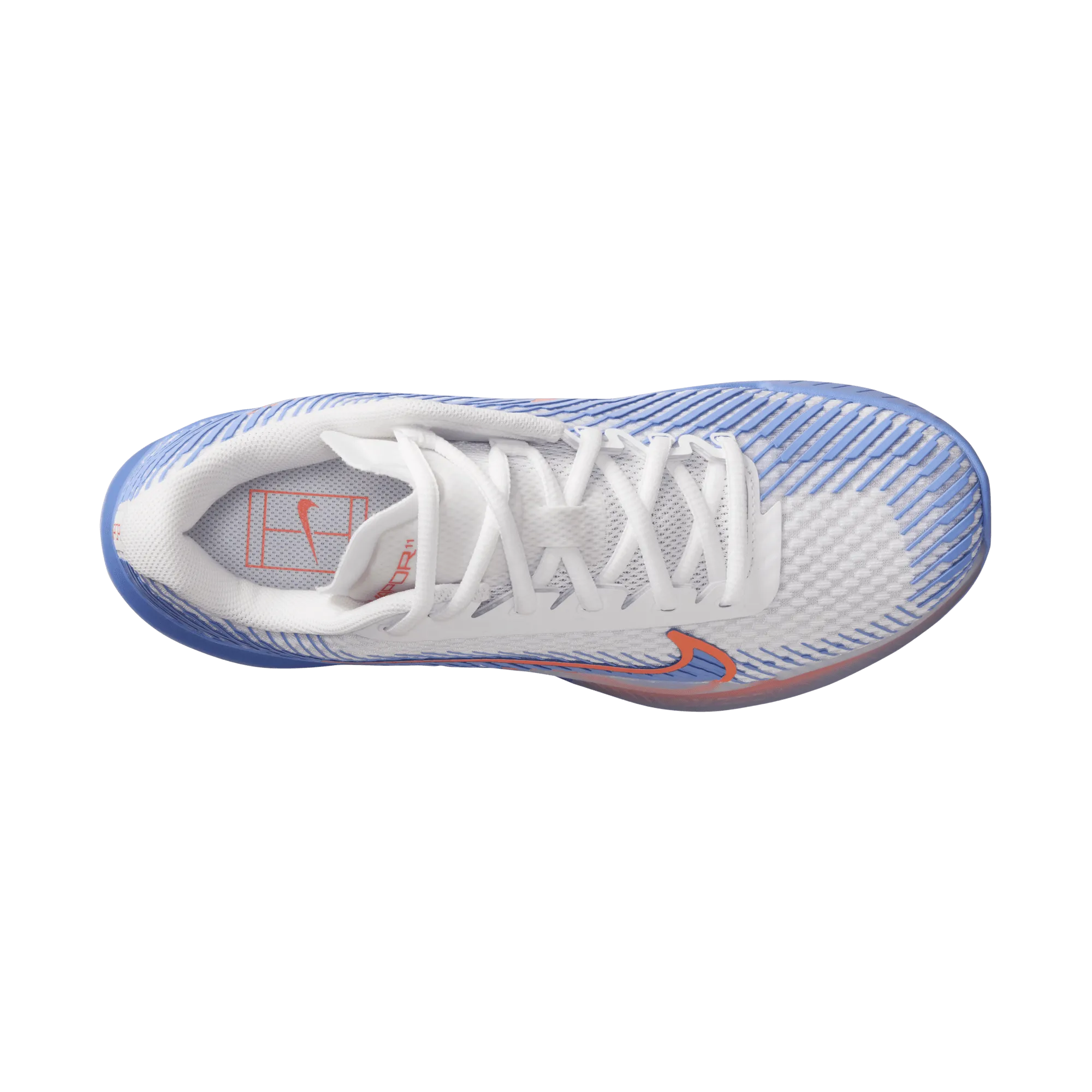 Nike Court Air Zoom Vapor 11 HC Tennis Women's Shoes White-Royal Pulse
