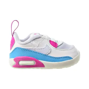 Nike Max 90 Crib (CB) Infants' Baby Shoes Football Grey-Summit White-Fire Pink