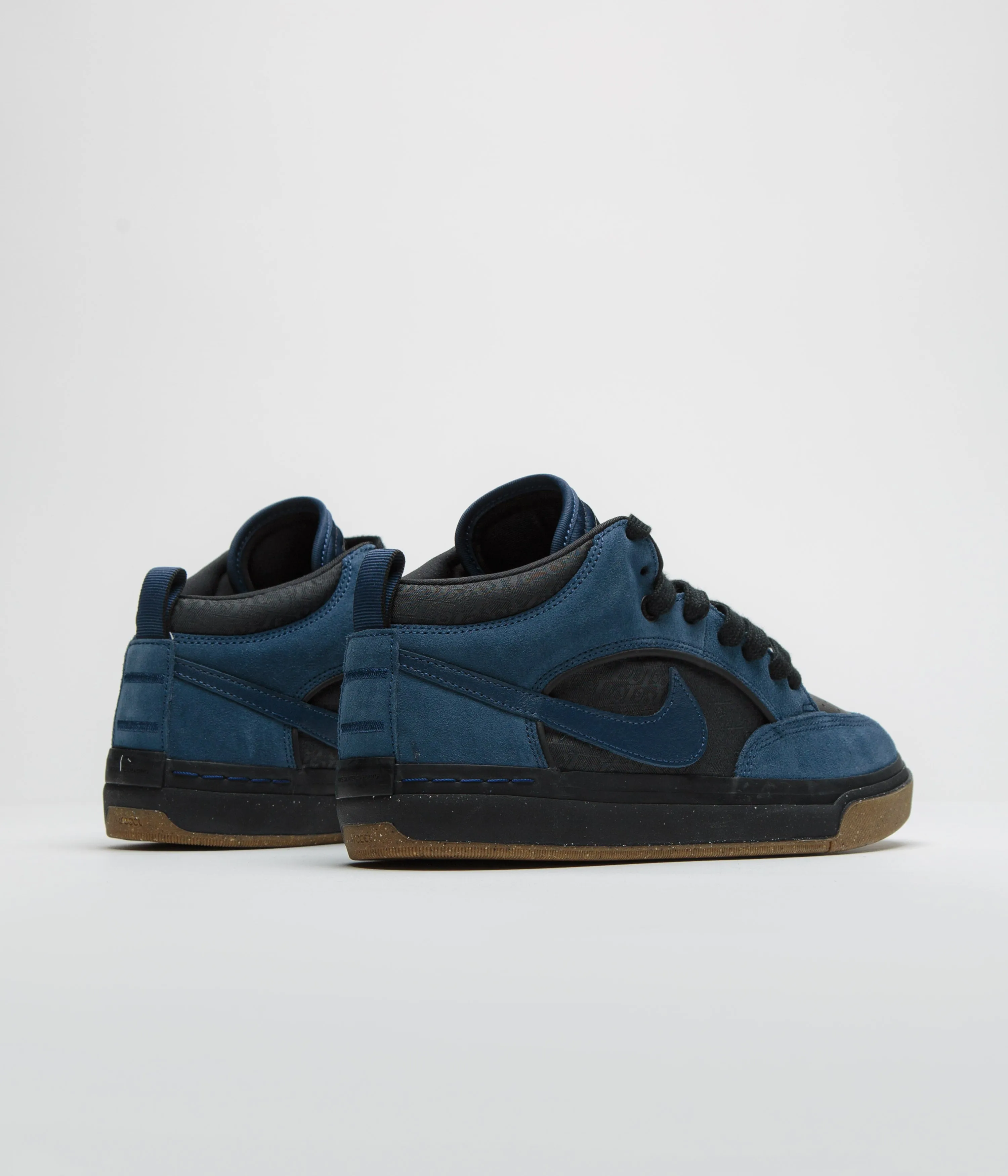 Nike SB React Leo Shoes - Navy / Navy - Black - Anthracite