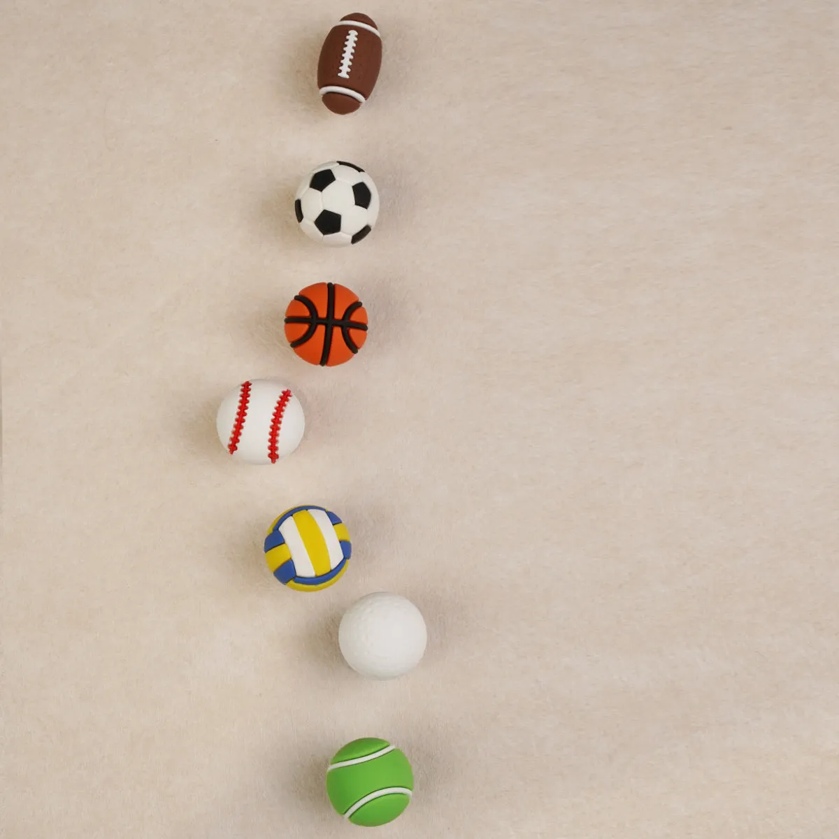 Owllaser Football Charms for Shoes, Accessories for Crocs Shoes