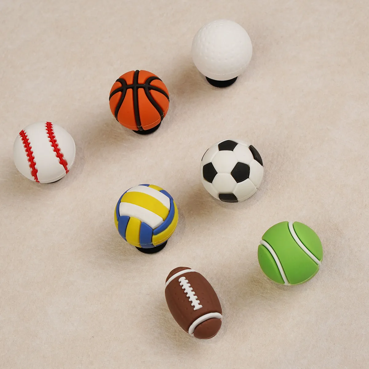 Owllaser Football Charms for Shoes, Accessories for Crocs Shoes