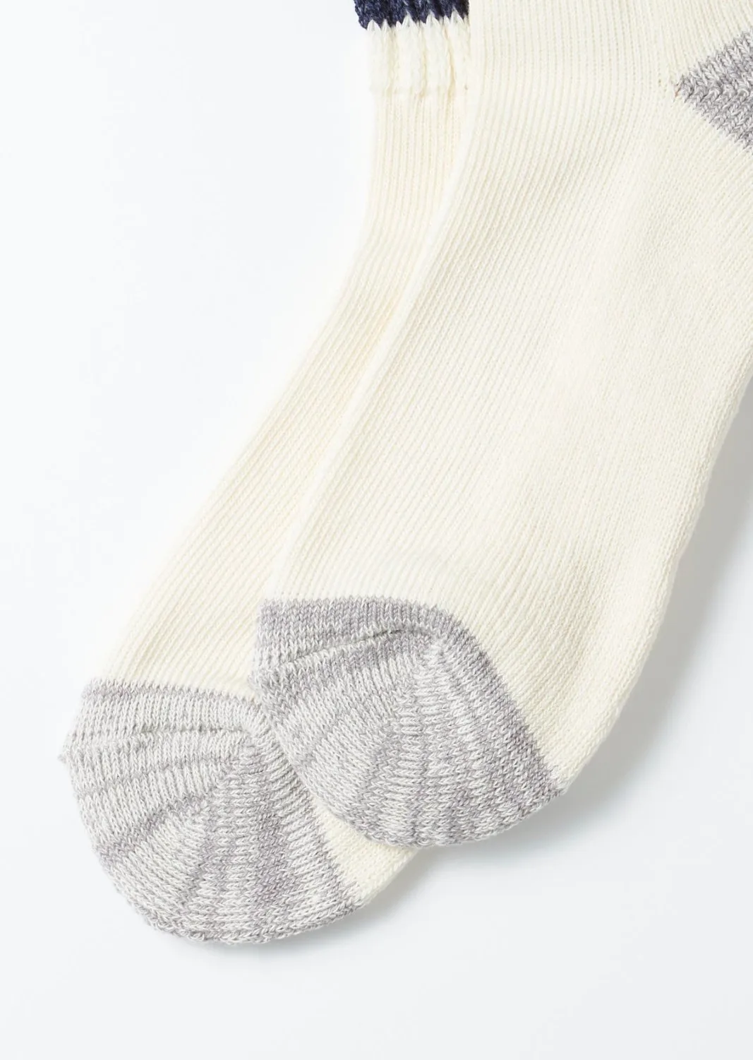 R1255 Coarse Ribbed Oldschool Crew Sock Navy