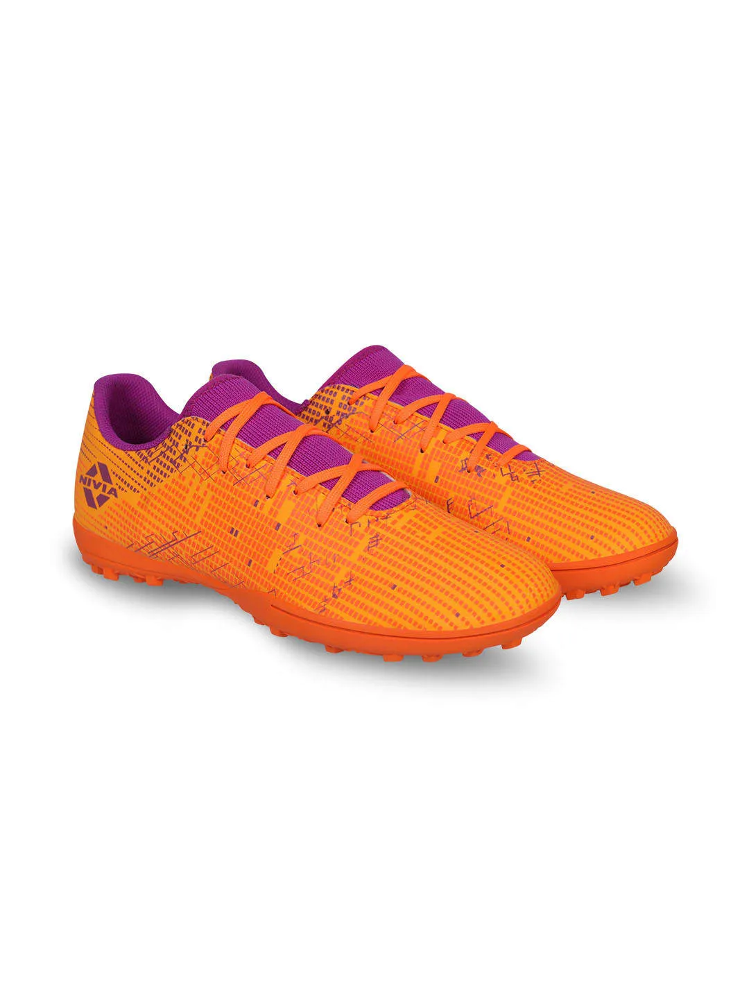 Rabona 2.0 Turf Football Shoes For Men Neon Citrus/Festival Fuchsia