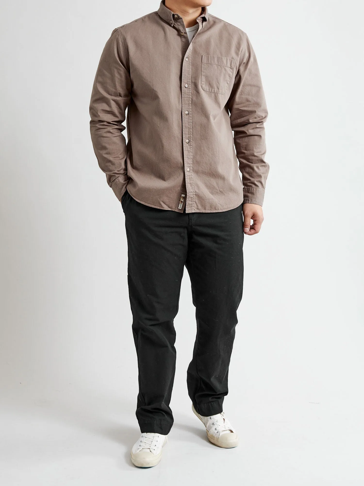 Raeburn Button Down Shirt in Putty