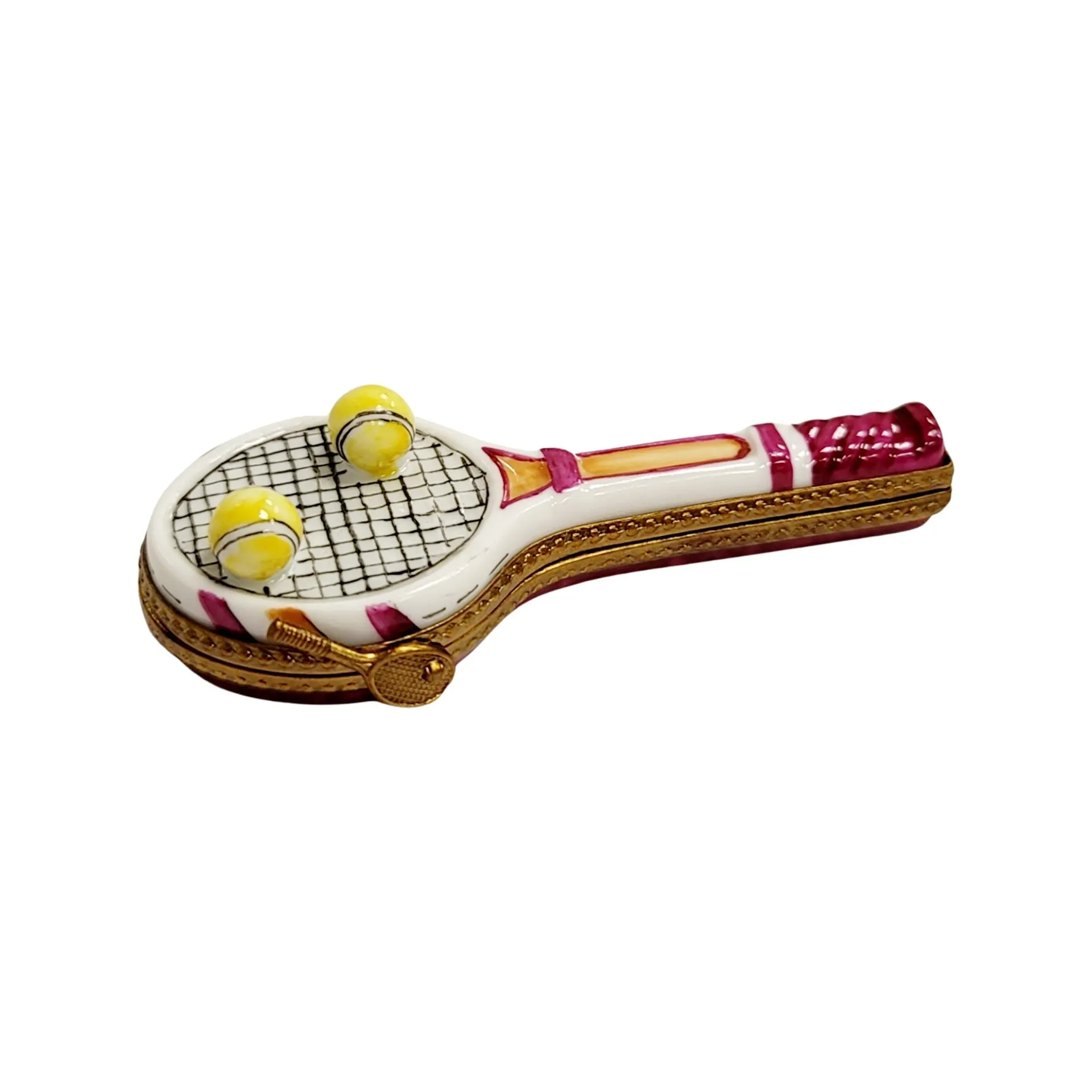 Red Tennis Racquet 2 Balls