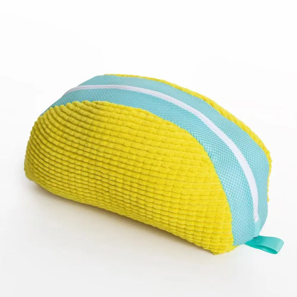 Reusable Shoe Washing Bag Laundry Shoe Bag for Washing Machine Yellow