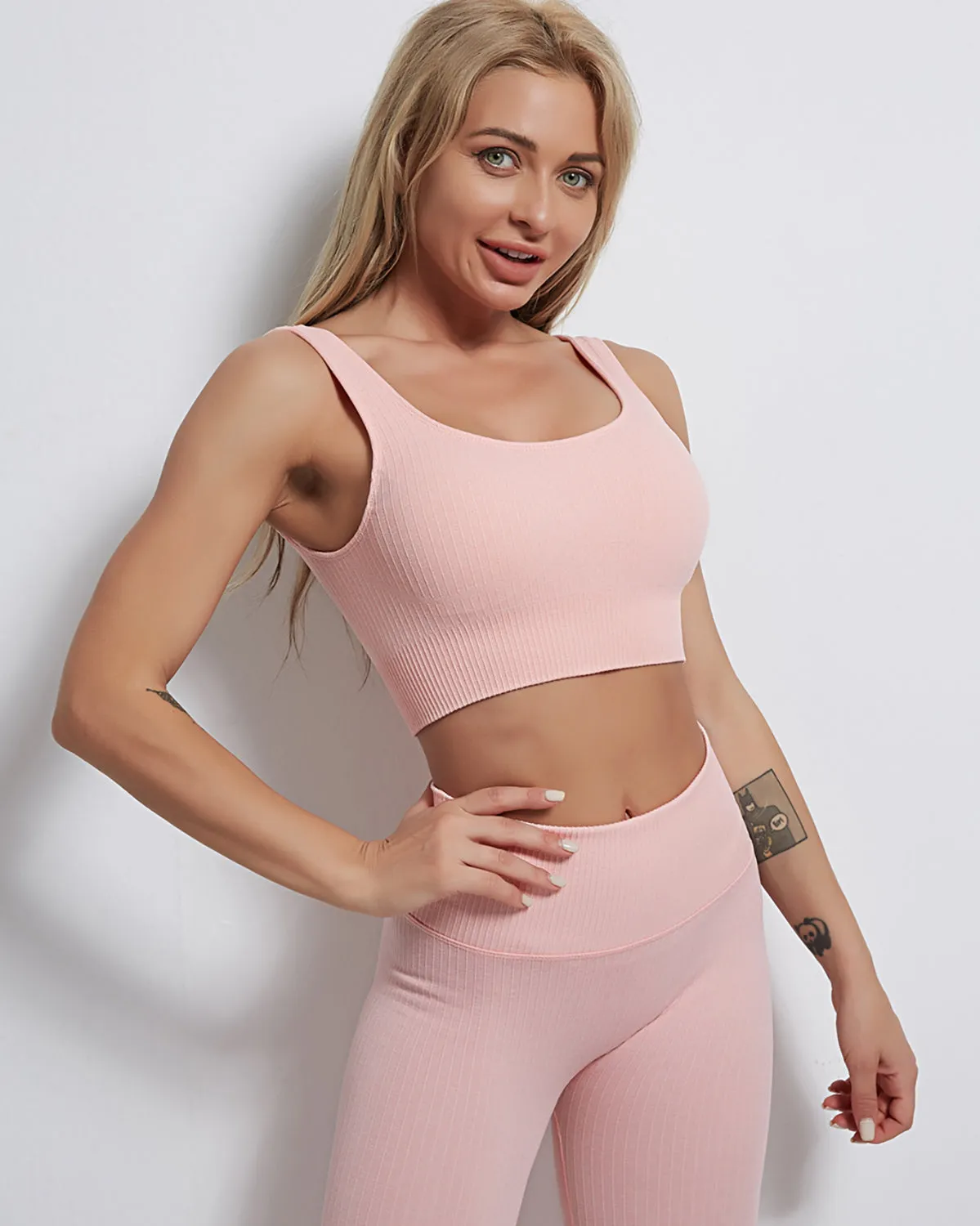 Rozy Ribbed Seamless Bra