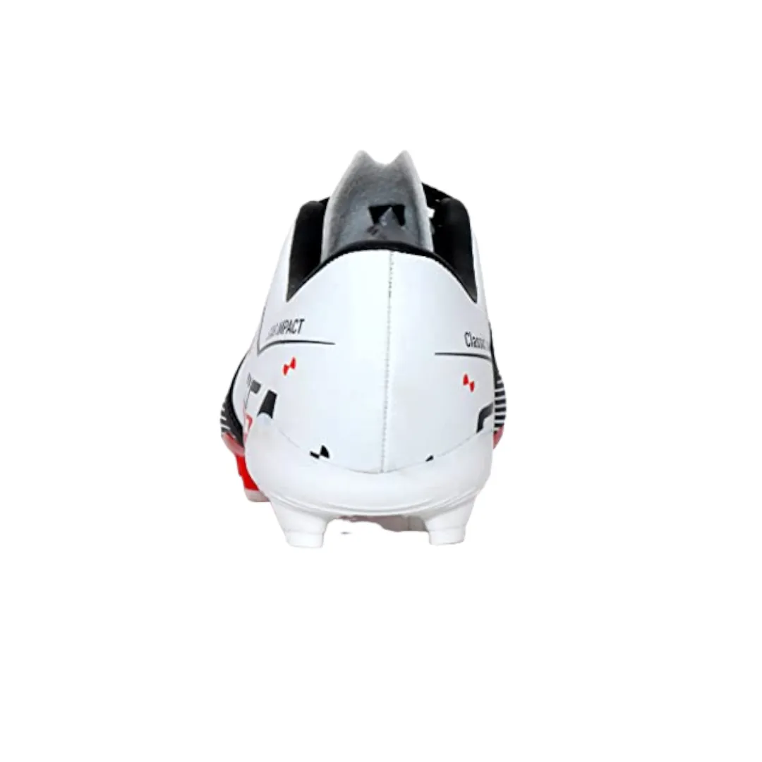 Sega Classic Leather Football Shoes (White/Black)