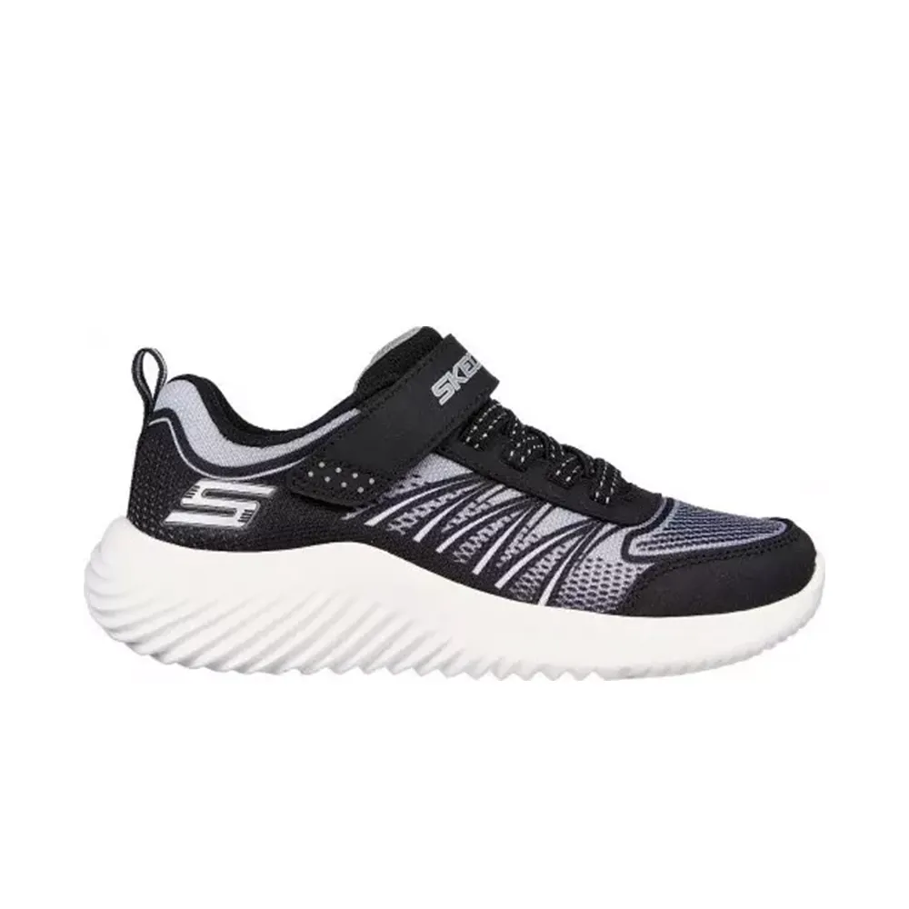 Skechers Lifestyle Sports Lifestyle Shoes For Kids, Black & Silver