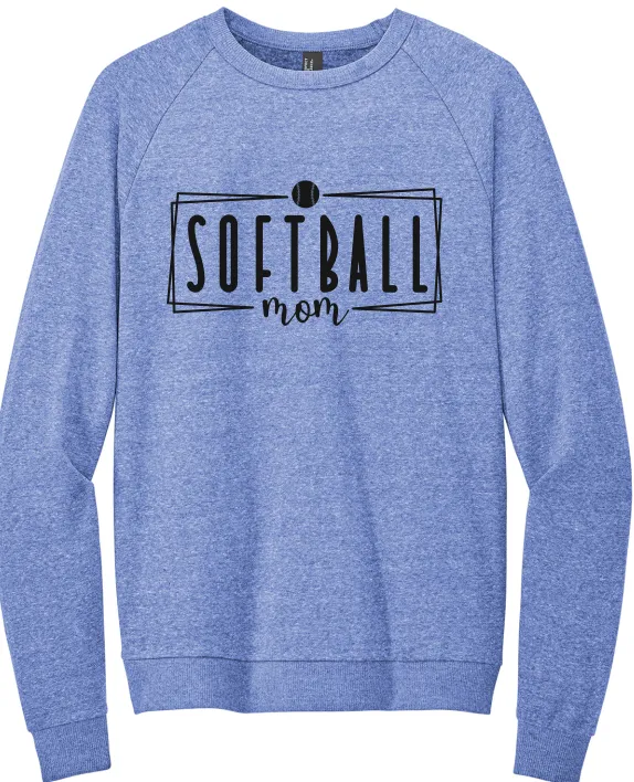 Softball Mom District Crewneck