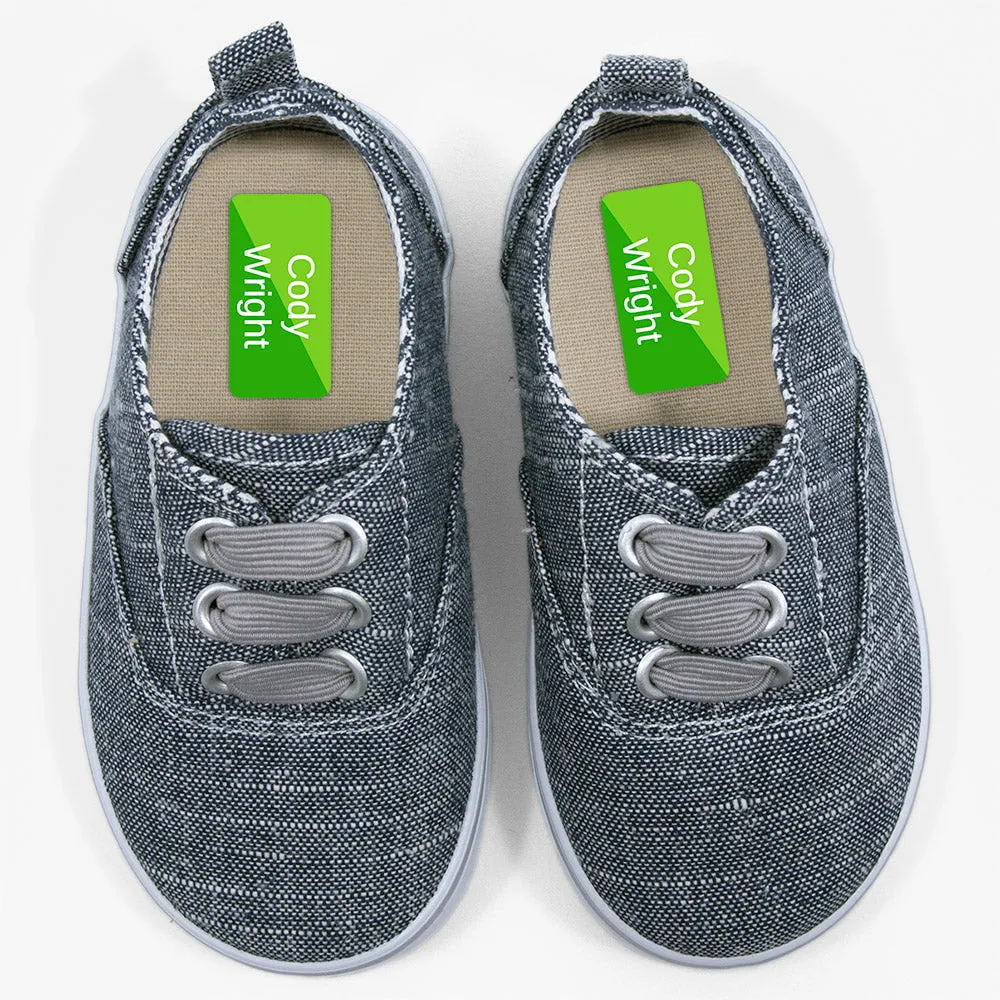 Split Shoe Labels