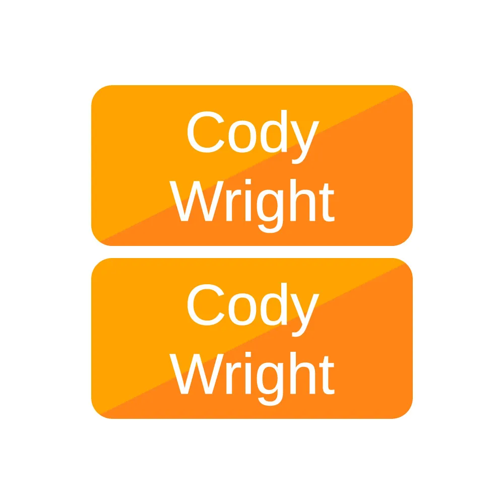 Split Shoe Labels