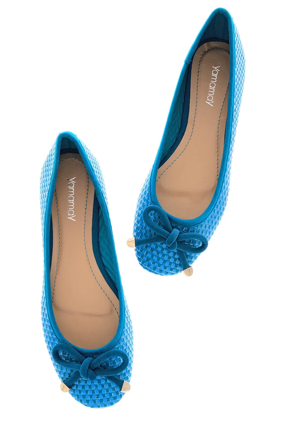 THELMA Sky Blue Ballerinas