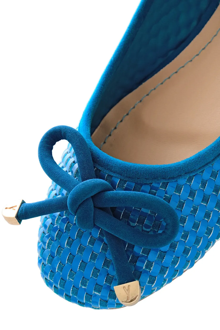 THELMA Sky Blue Ballerinas