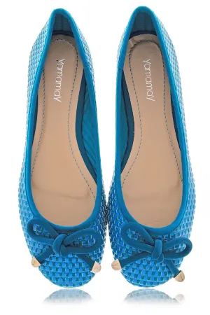 THELMA Sky Blue Ballerinas