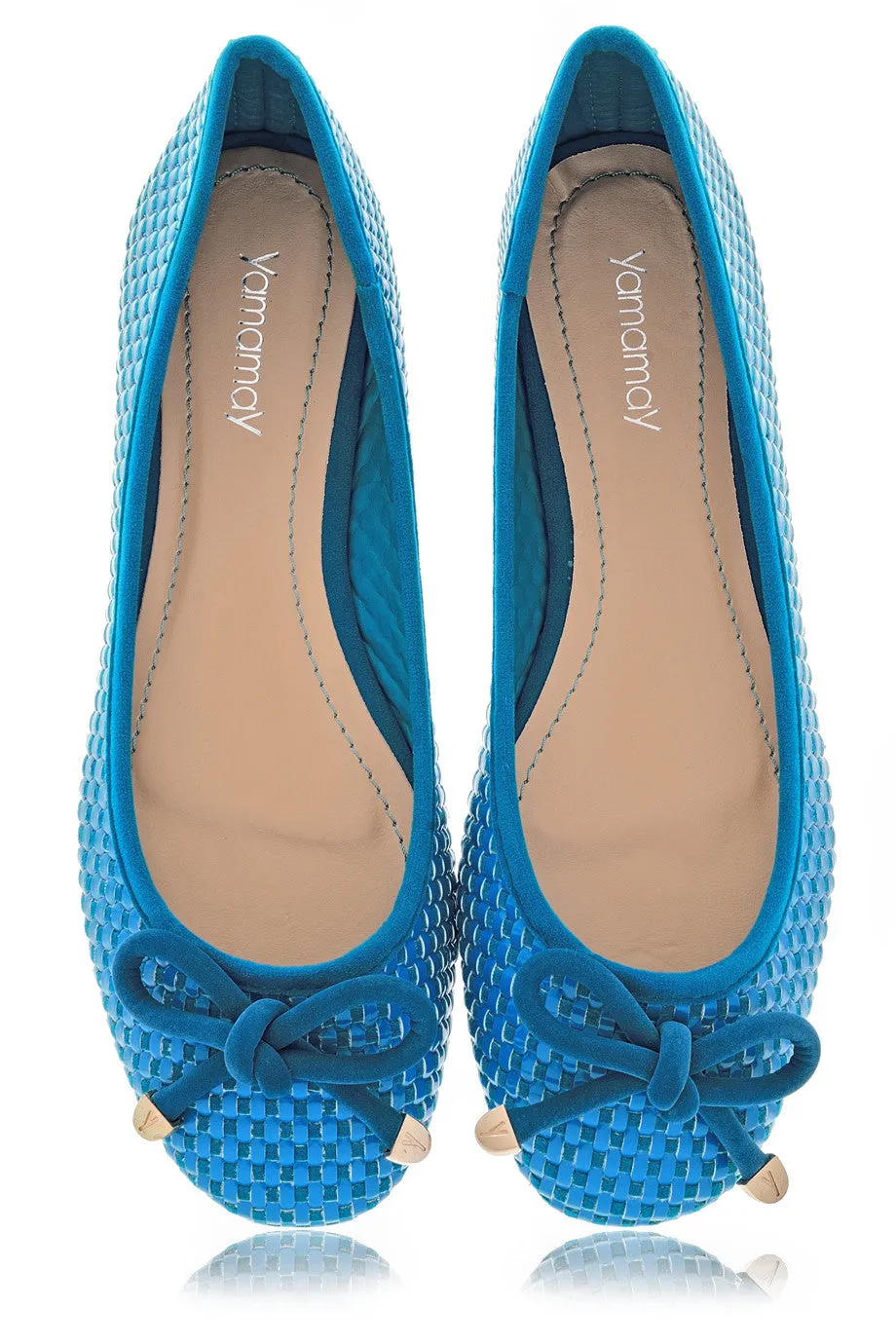 THELMA Sky Blue Ballerinas