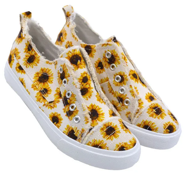 TP-SUNFLOWER WHITE SNEAKER