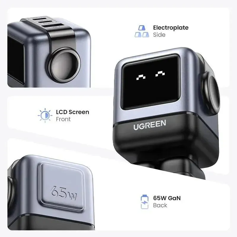 UGREEN 65W Mini Robot GAN Charger