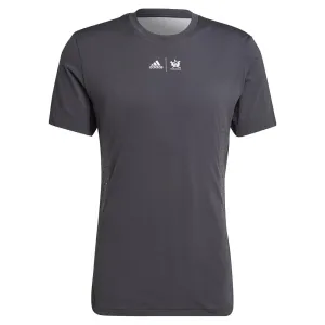Unisex New York Printed Tennis Top Carbon