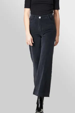 Wide Leg Hemmed Trouser