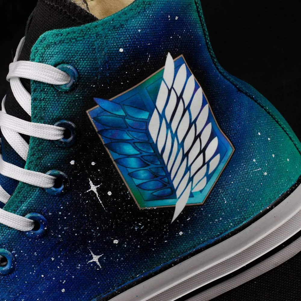 Wings of Freedom Cosplay Canvas Shoes