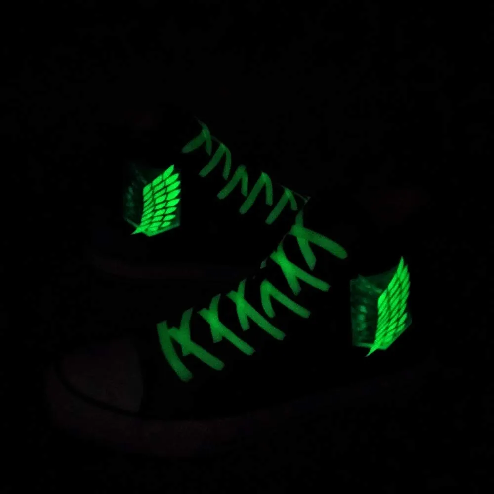 Wings of Freedom Cosplay Canvas Shoes