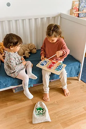 Wooden shoe puzzle for kids, wooden shoes - motor skills toys